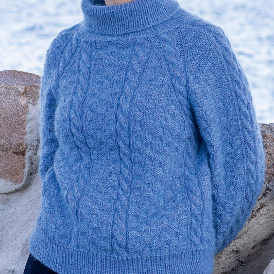 Gerda Sweater AEGYOKNIT - Garnpaket (ohne Anleitung) Kaschmir
