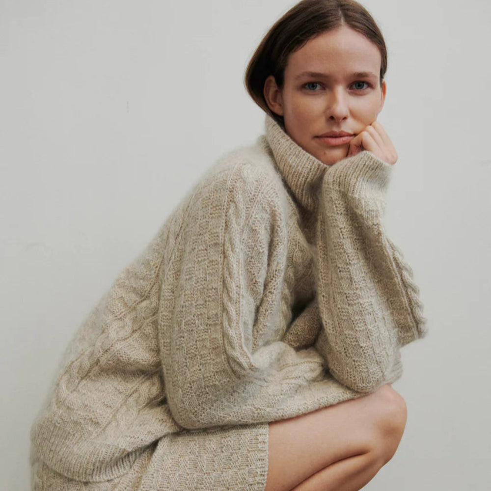 Gerda Rock AEGYOKNIT - Garnpaket (ohne Anleitung) Kaschmir