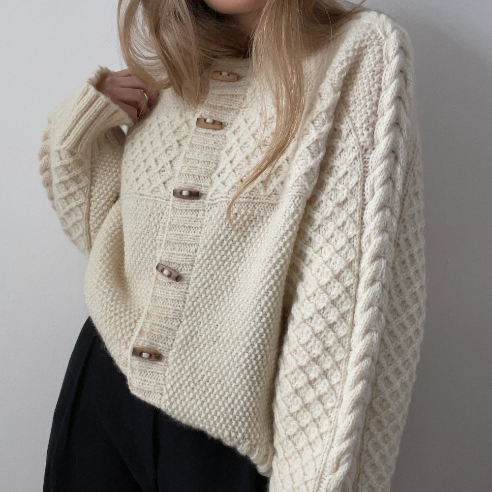 Haraboji Cardigan AEGYOKNIT - Garnpaket (ohne Muster)