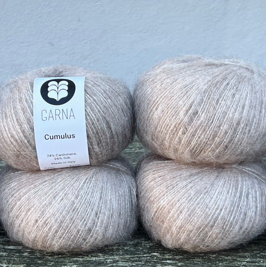 GARNA Cumulus Kaschmir-/Seidengarn: 259 Mocha