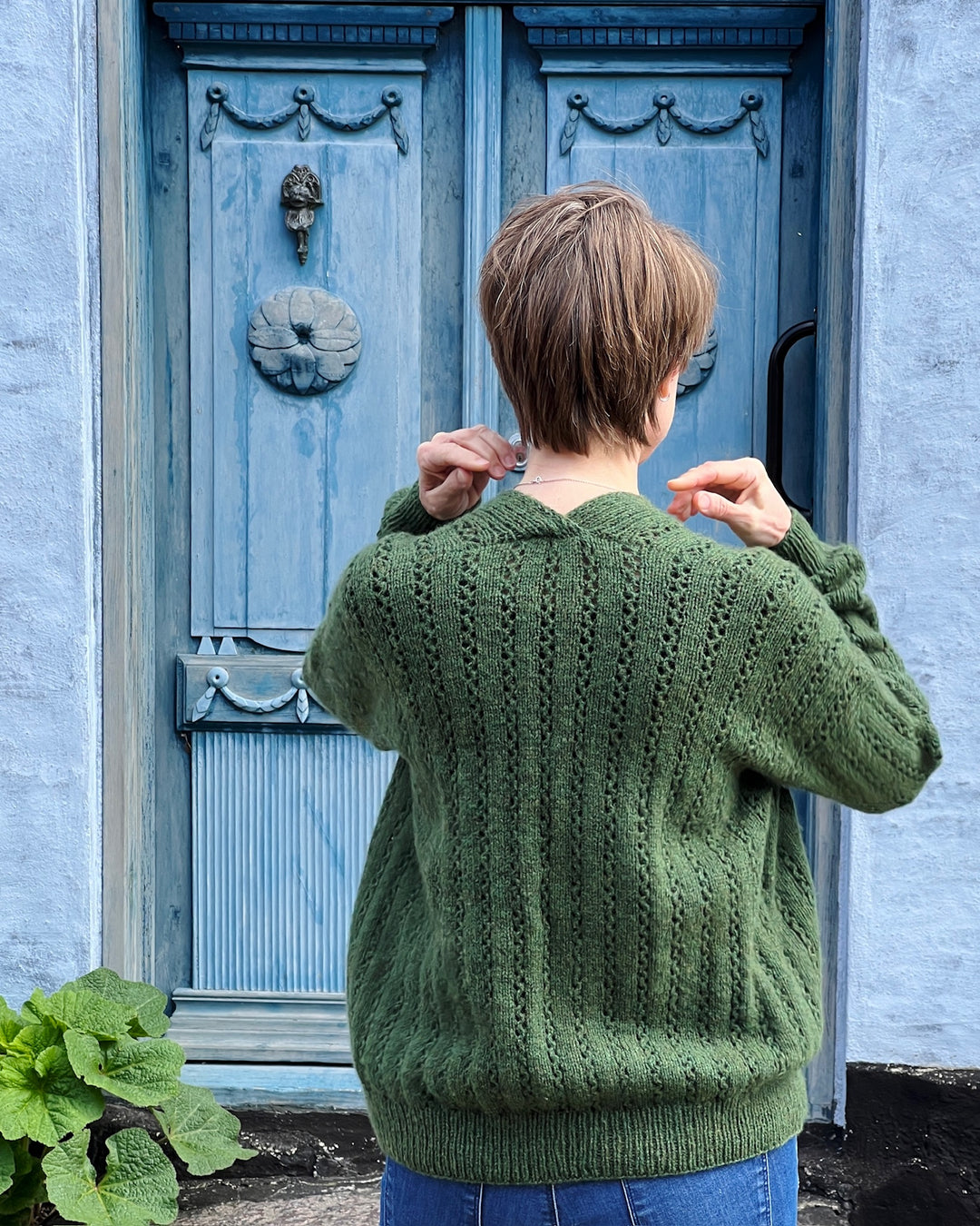 GARDEN Cardigan Ankestrick - Strickpaket Kaschmir