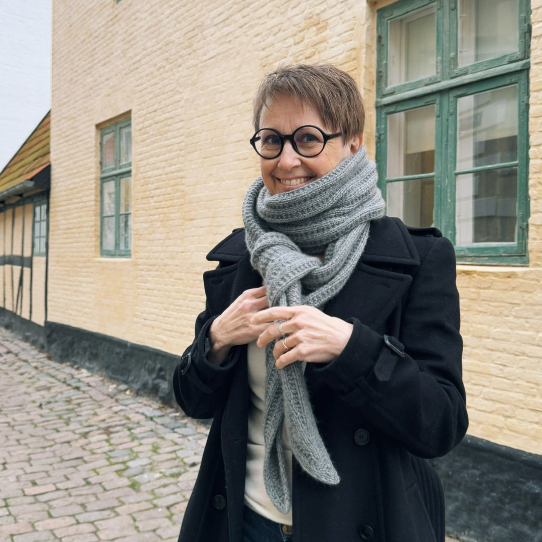 SOLANGE SCHAL Anne Ventzel - Garnpaket (ohne Anleitung) Kaschmir/Lammwolle