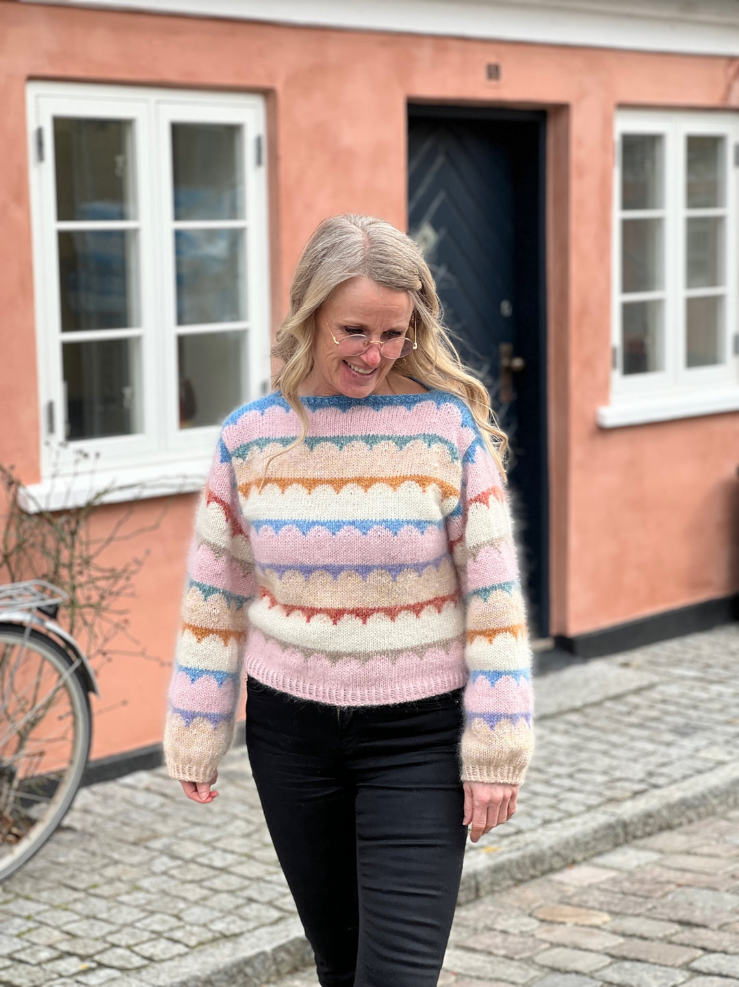 ROBINIA SWEATER Anne Ventzel - Strickpaket Grundfarbe