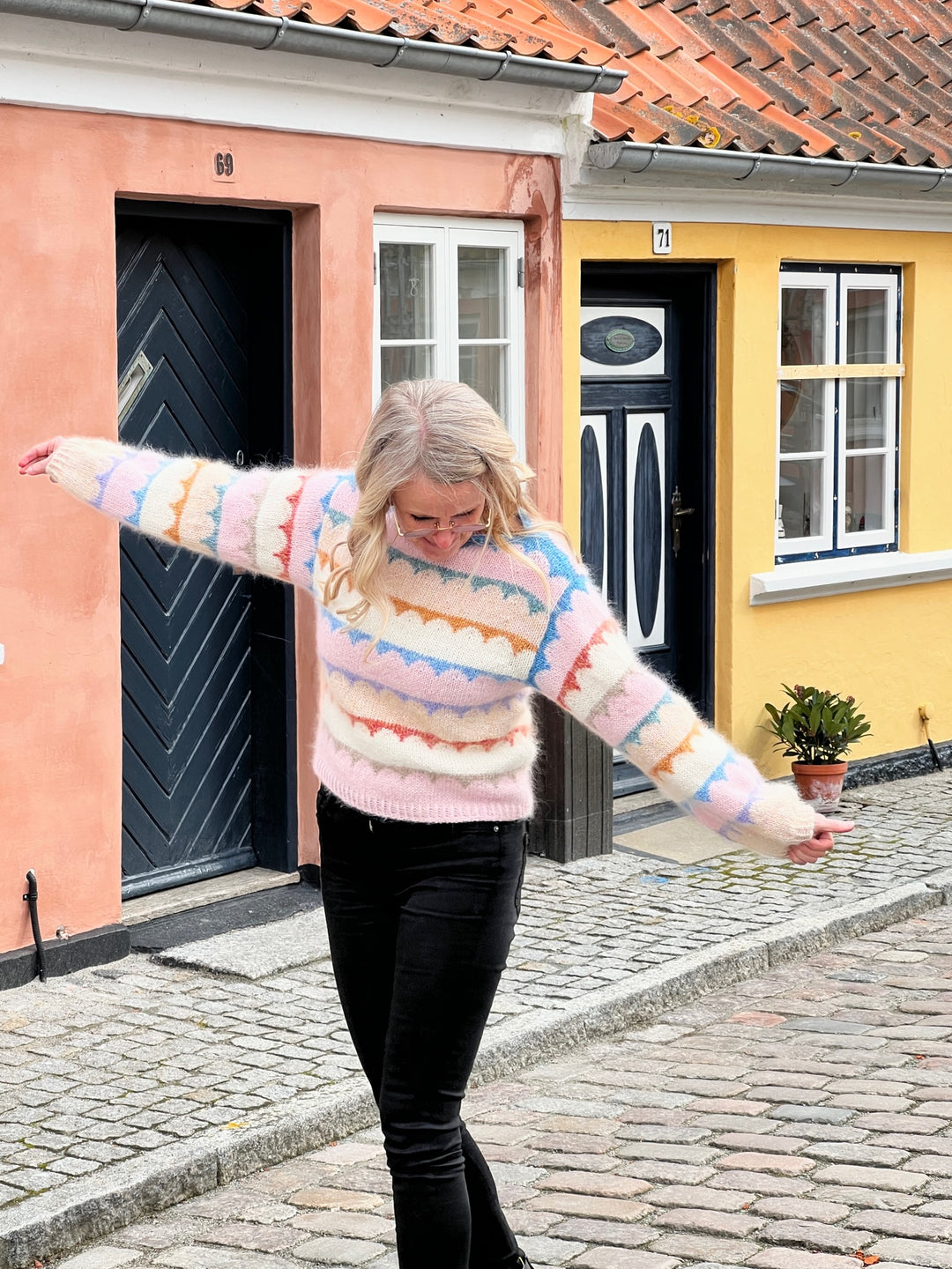 ROBINIA SWEATER Anne Ventzel - Strickpaket Grundfarbe