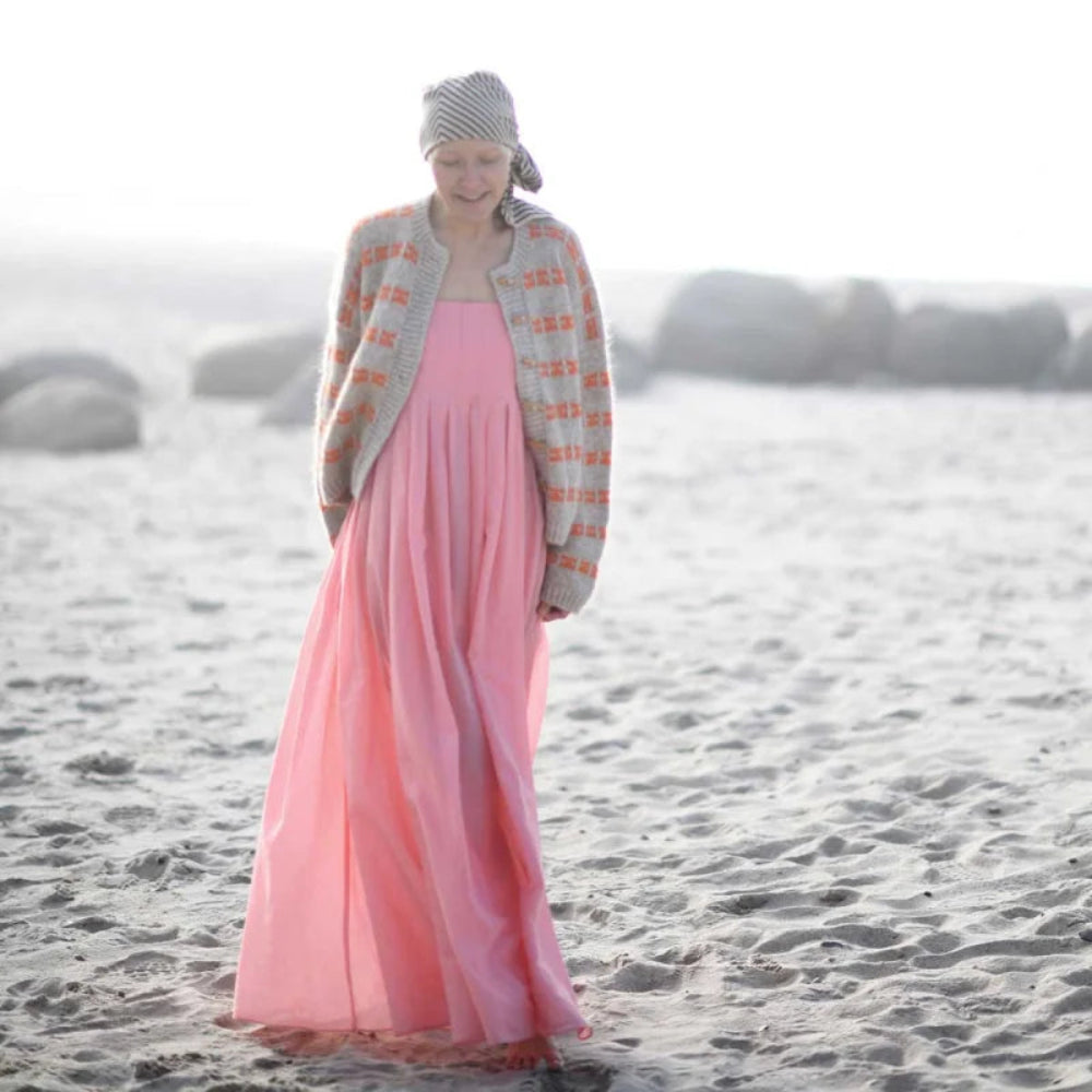 KARLA CARDIGAN Anne Ventzel – Garnset (ohne Anleitung) lange Version