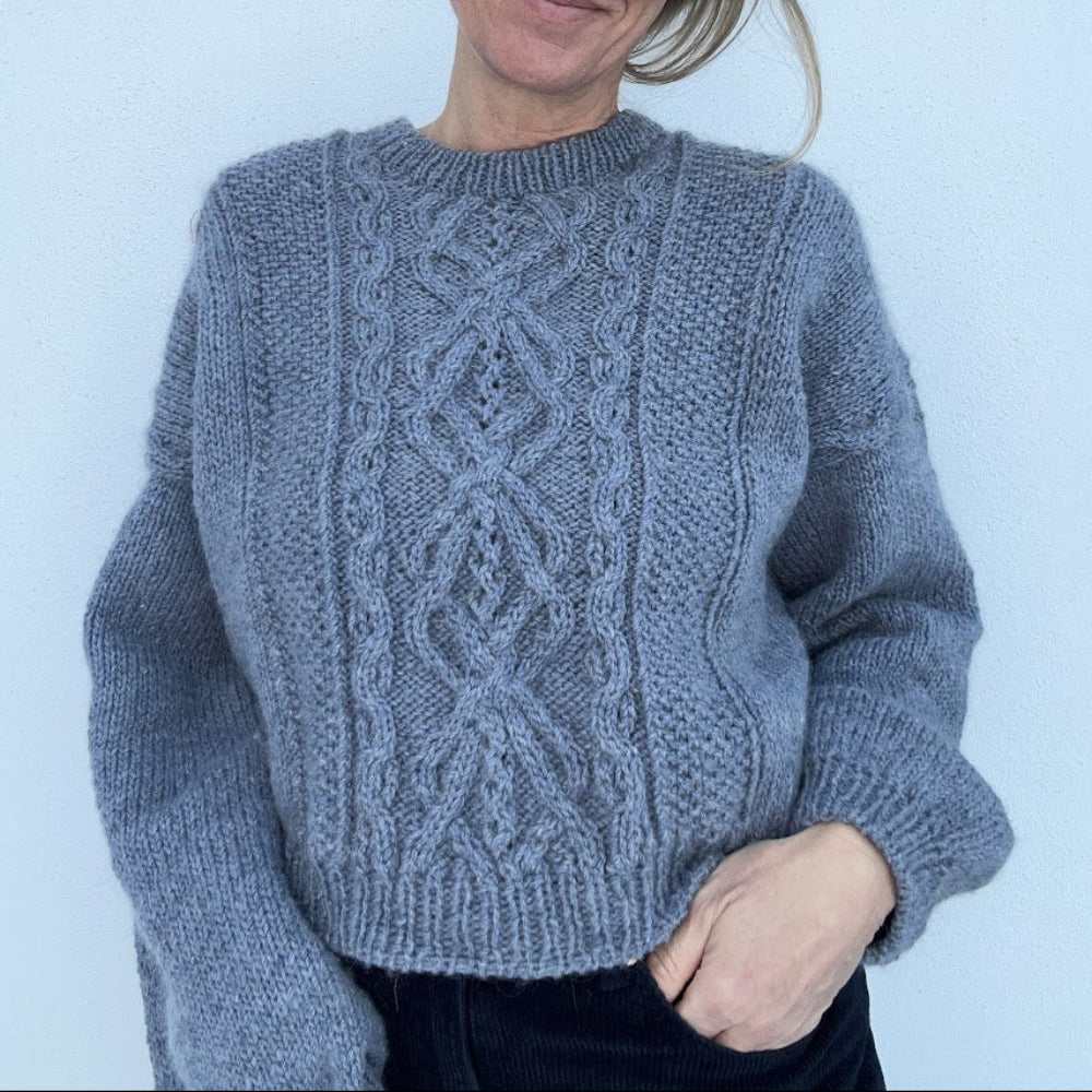 Knitting By The Sea Sweater VesterbyCrea - Garnset (ohne Anleitung)