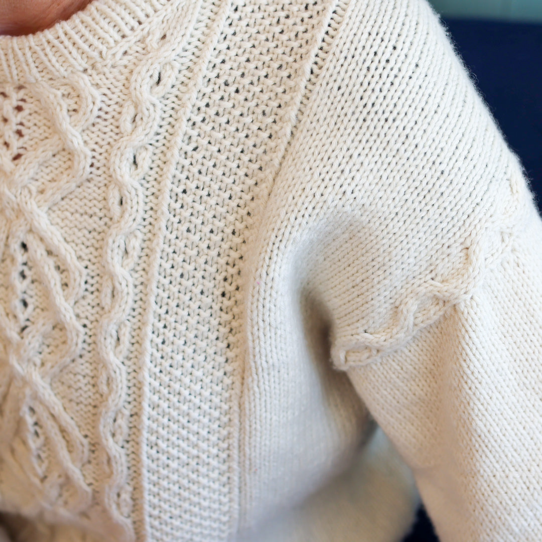 Knitting By The Sea Sweater VesterbyCrea - Garnset (ohne Anleitung)