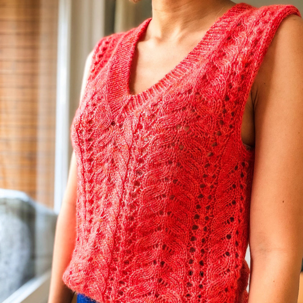 Lacy Day Weste Atelier Ajour – Strickset