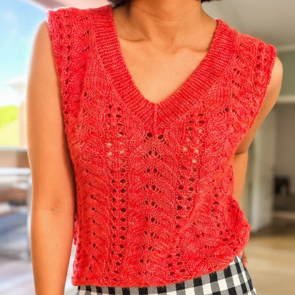 Lacy Day Weste Atelier Ajour – Strickset