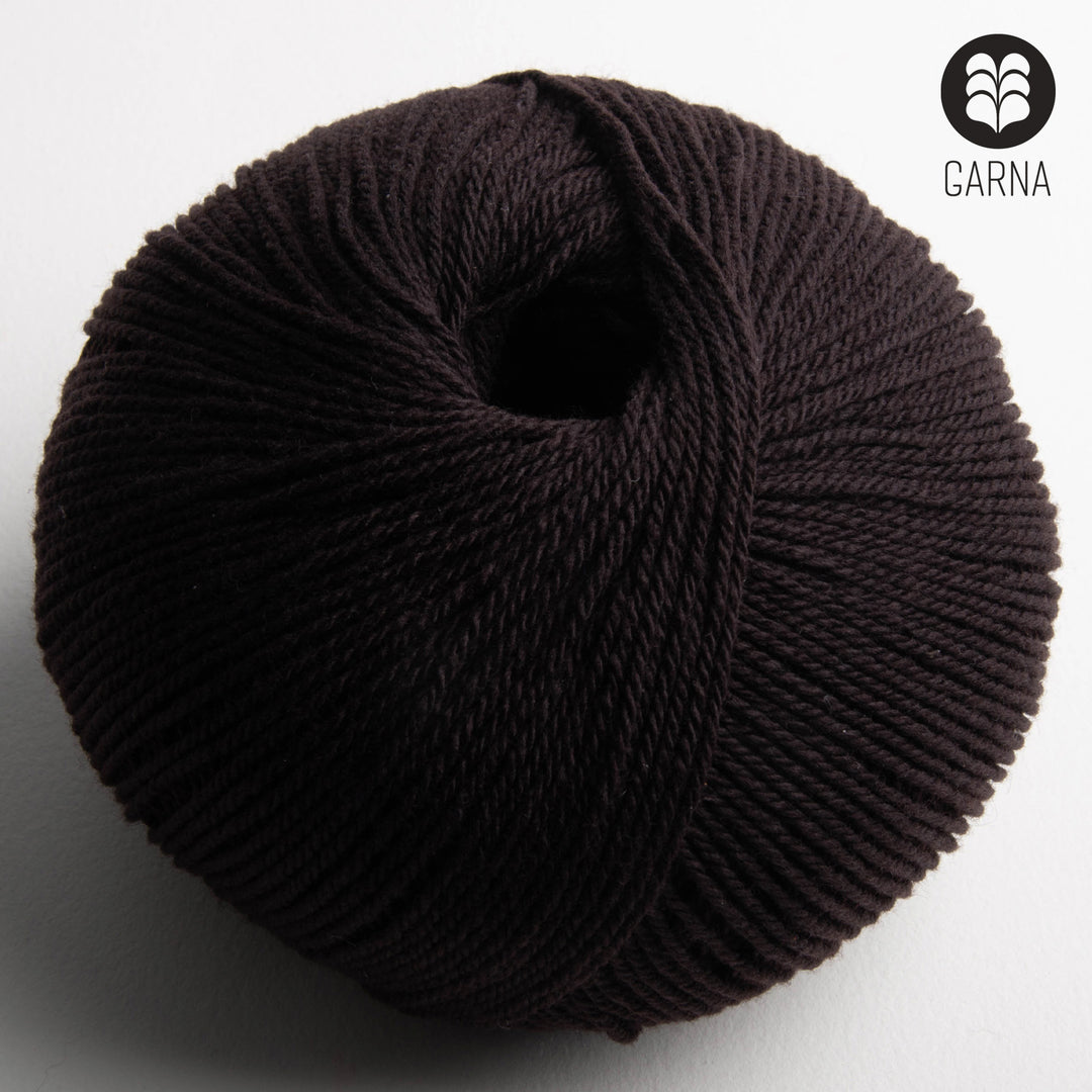 GARNA Nobilis superfeine Lammwolle : 299 Dark Chocolate