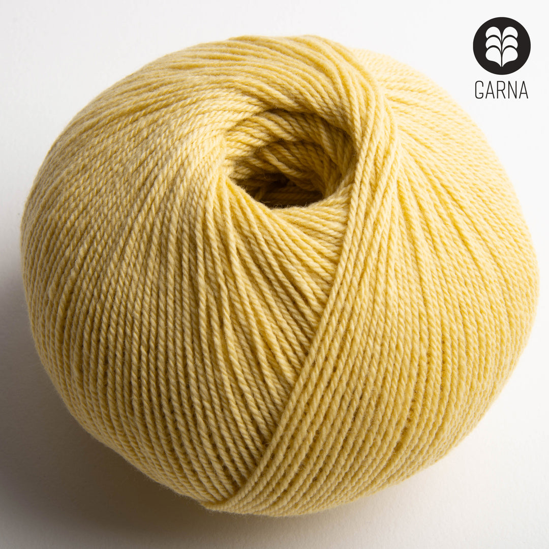 GARNA Nobilis superfeine Lammwolle : 412 Sart gul
