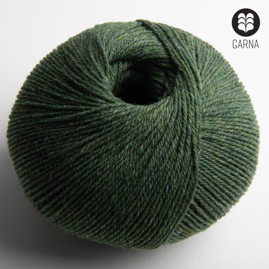 GARNA Nobilis superfeine Lammwolle : 570 Støvet grøn