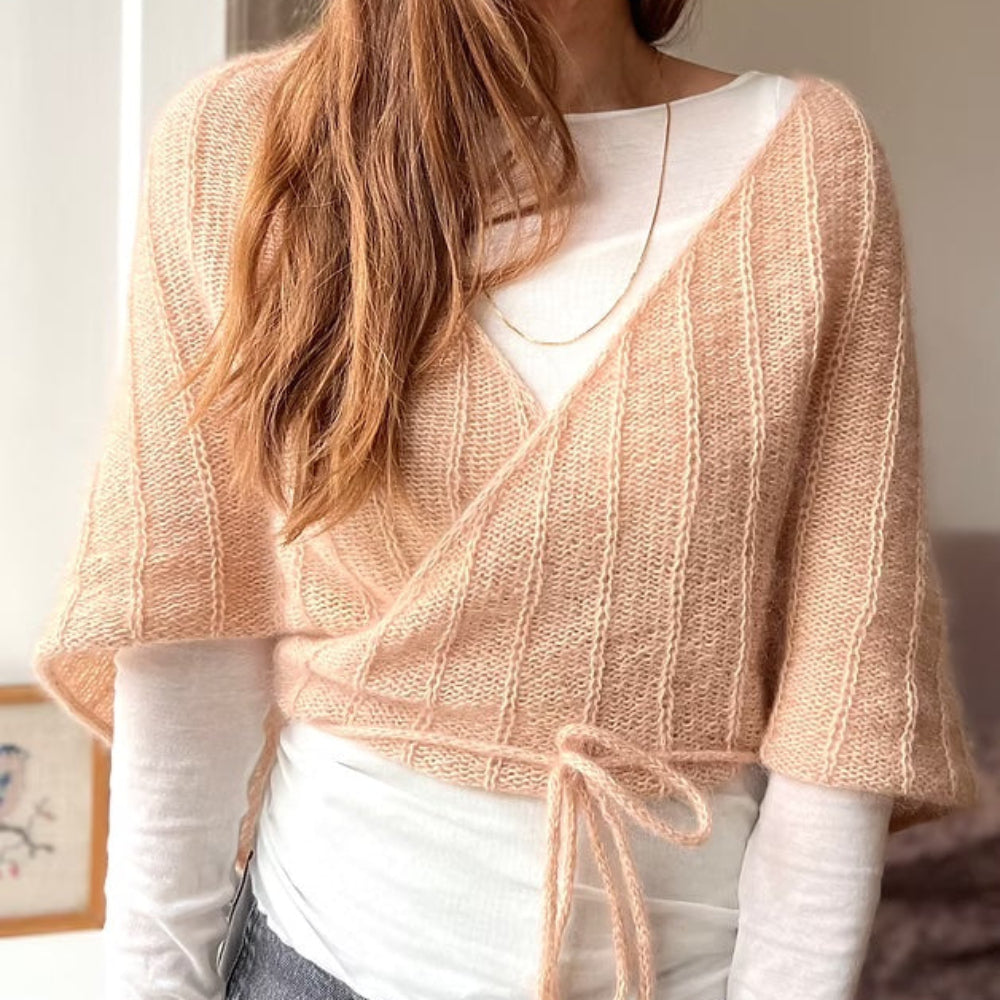 Linea Scarf Triangular Refined Knitwear Garnset (ohne Anleitung) aus Kaschmir