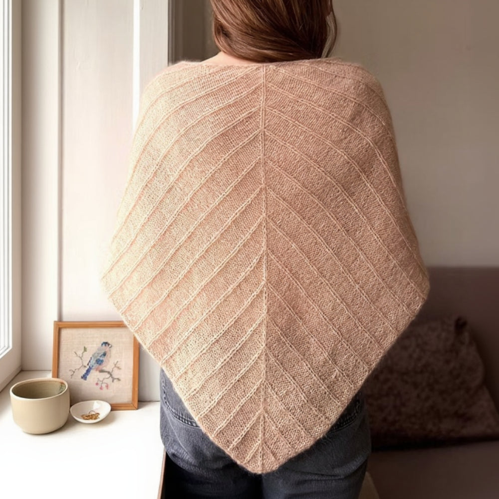 Linea Scarf Triangular Refined Knitwear Garnset (ohne Anleitung) aus Kaschmir