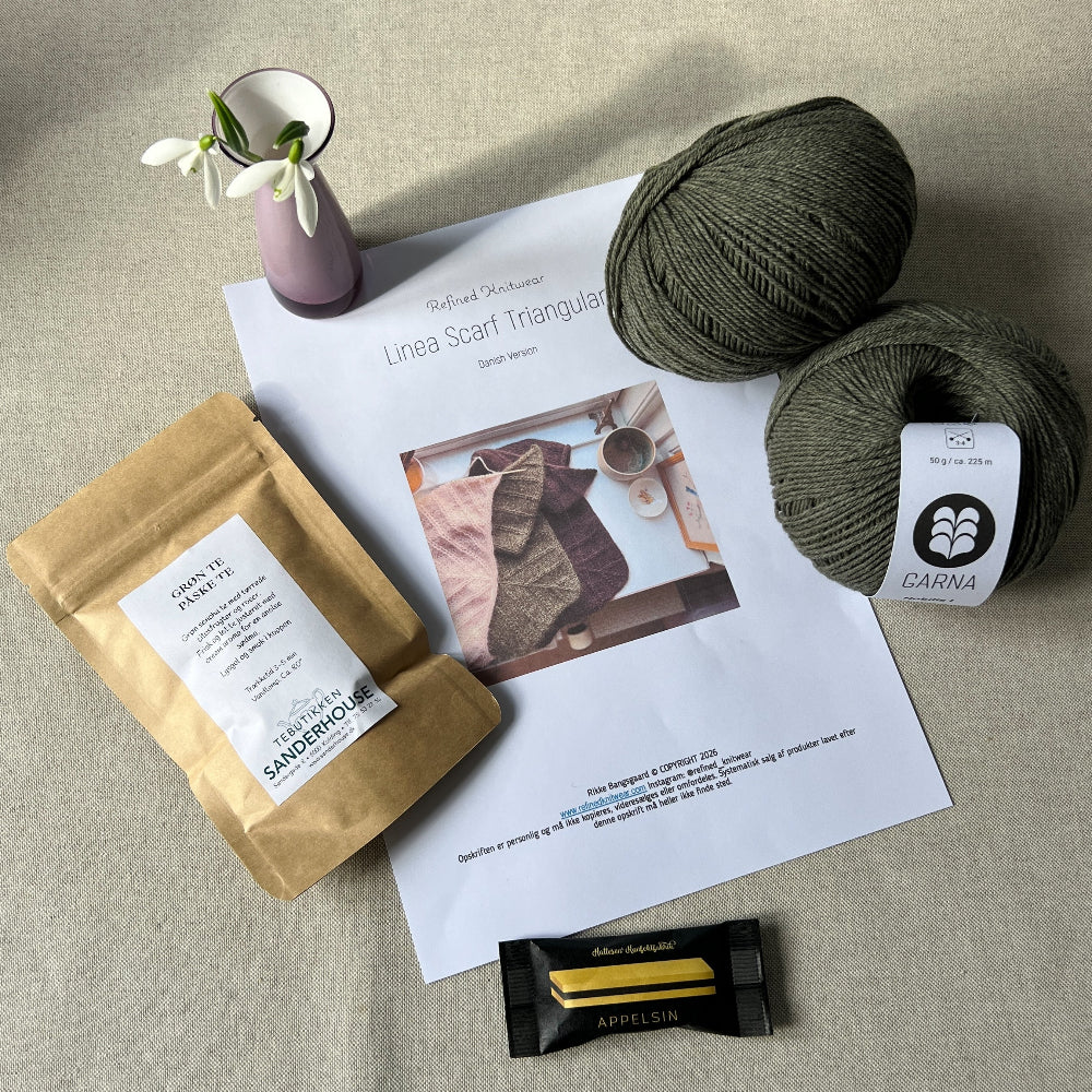 Osterei - Linea Scarf Triangular - Lammwolle