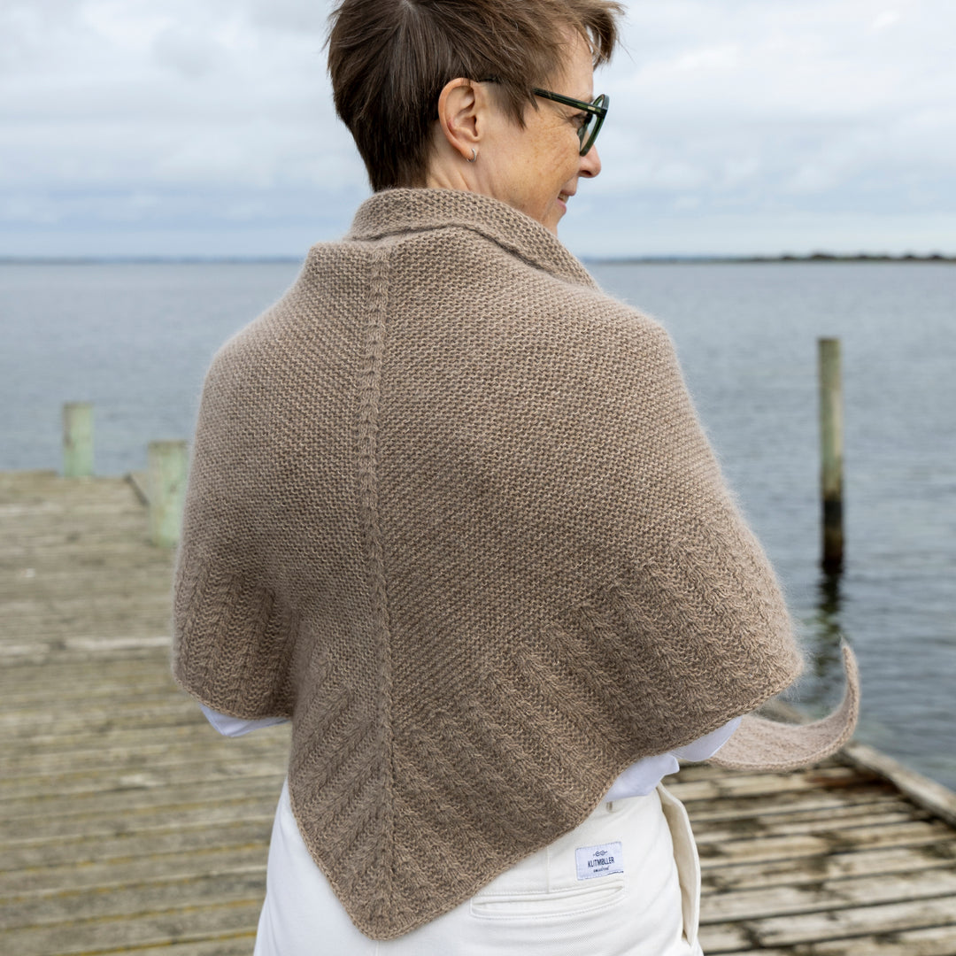 Lizzie Sjal HolstKnit - Garnset (ohne Anleitung) Mohair