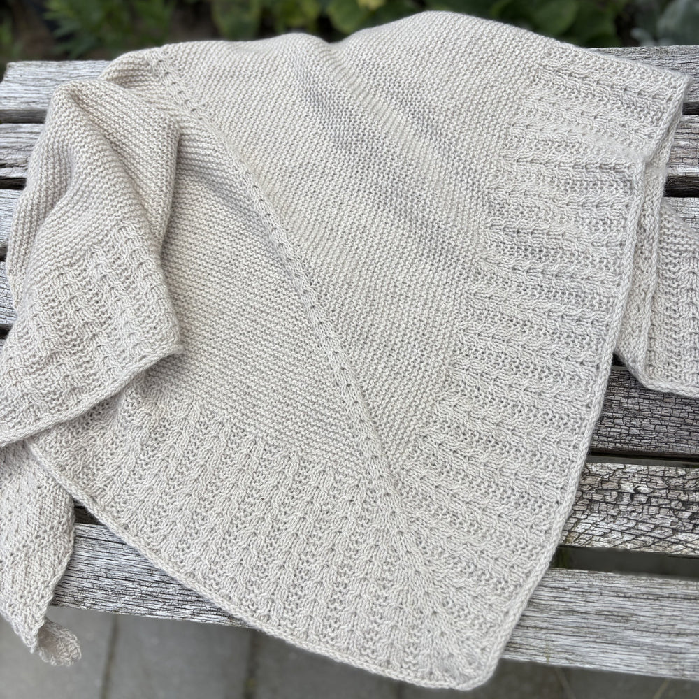 Lizzie Sjal HolstKnit - Garnset (ohne Anleitung) Mohair