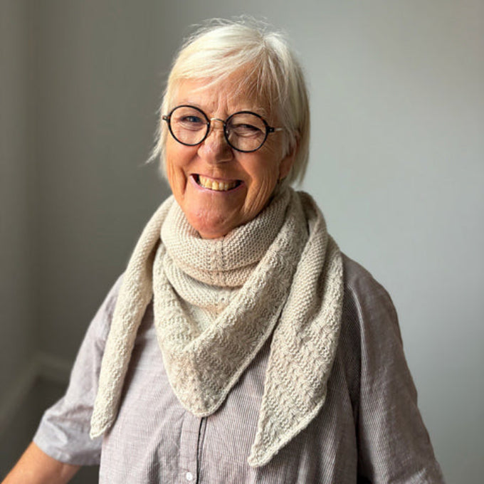 Lizzie Sjal HolstKnit - Garnset (ohne Anleitung) Mohair