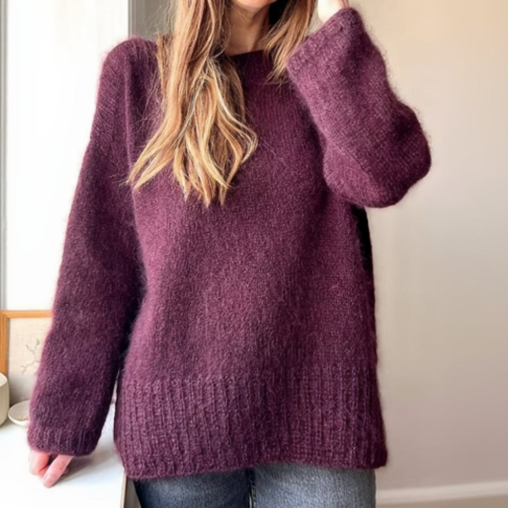 Lucia Sweater Pura Mollis Refined Knitwear - Garnset (ohne Anleitung)