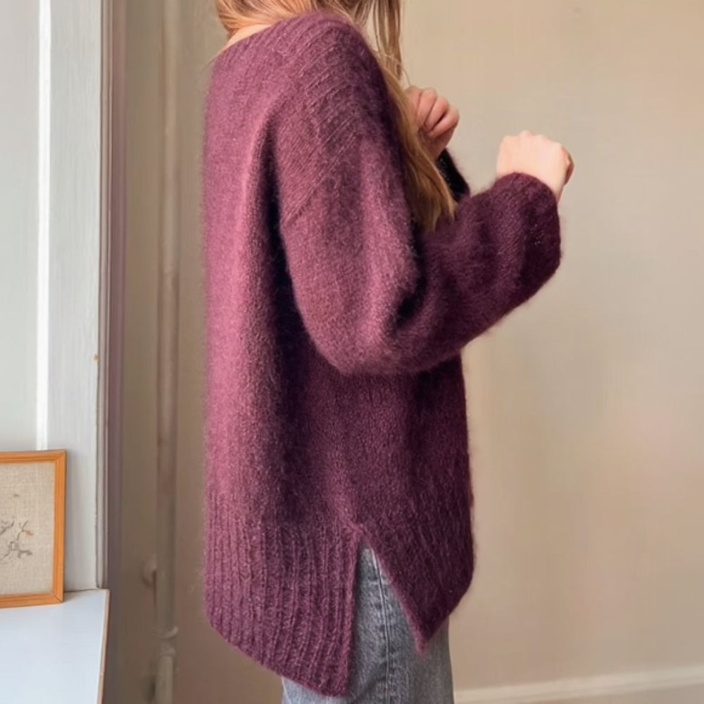 Lucia Sweater Pura Mollis Refined Knitwear - Garnset (ohne Anleitung)