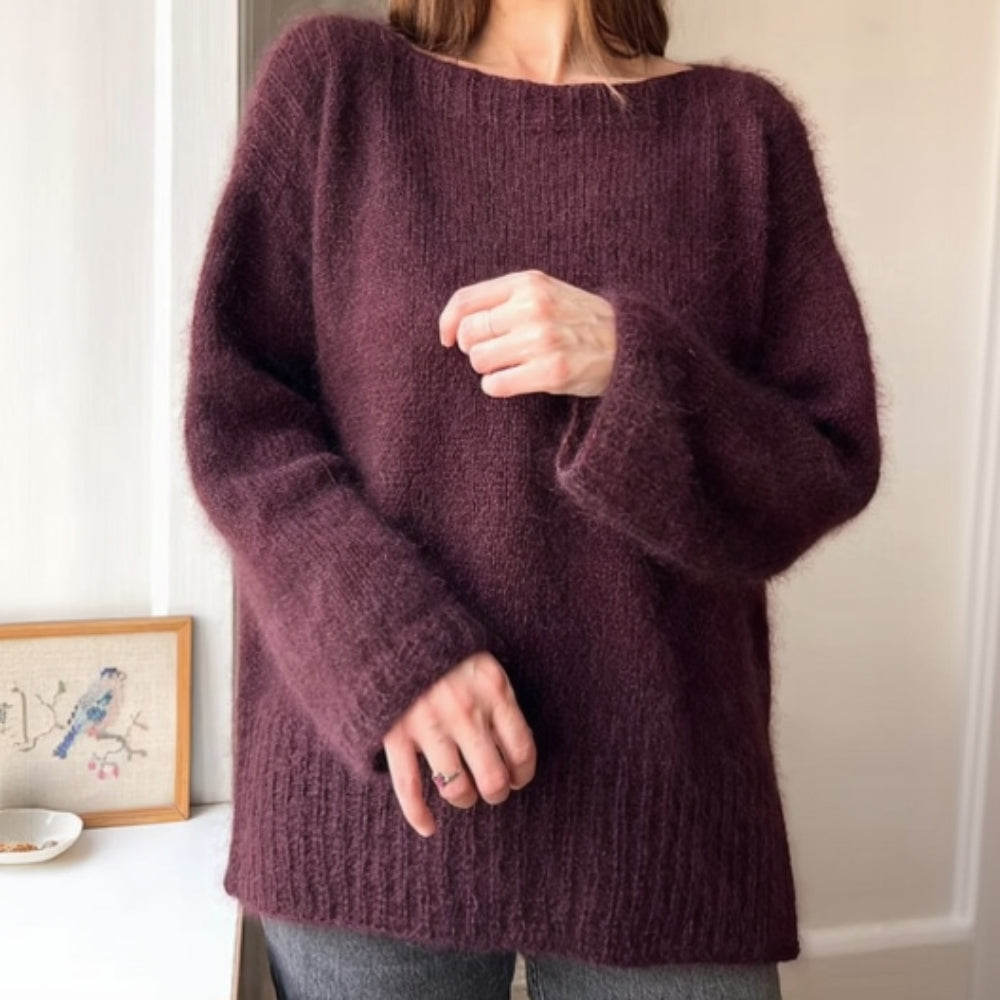 Lucia Sweater Pura Mollis Refined Knitwear - Garnset (ohne Anleitung)