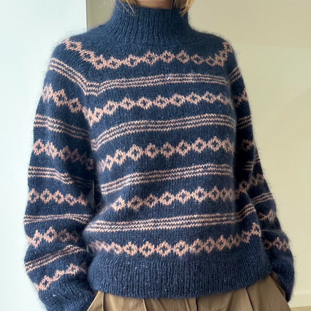 Mikala Sweater le knit - Garnset (ohne Anleitung) Kaschmir