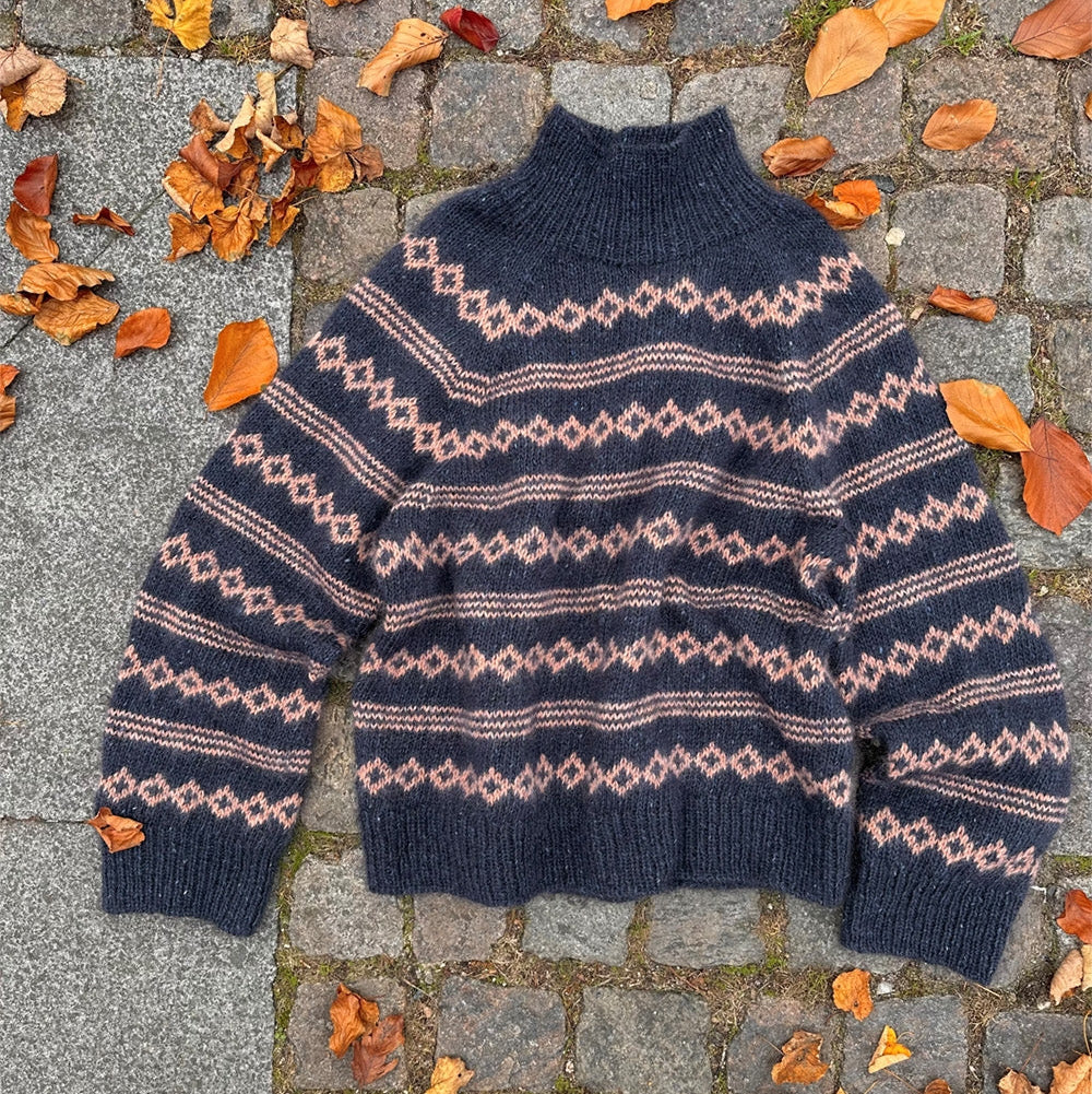Mikala Sweater le knit - Garnset (ohne Anleitung) Kaschmir
