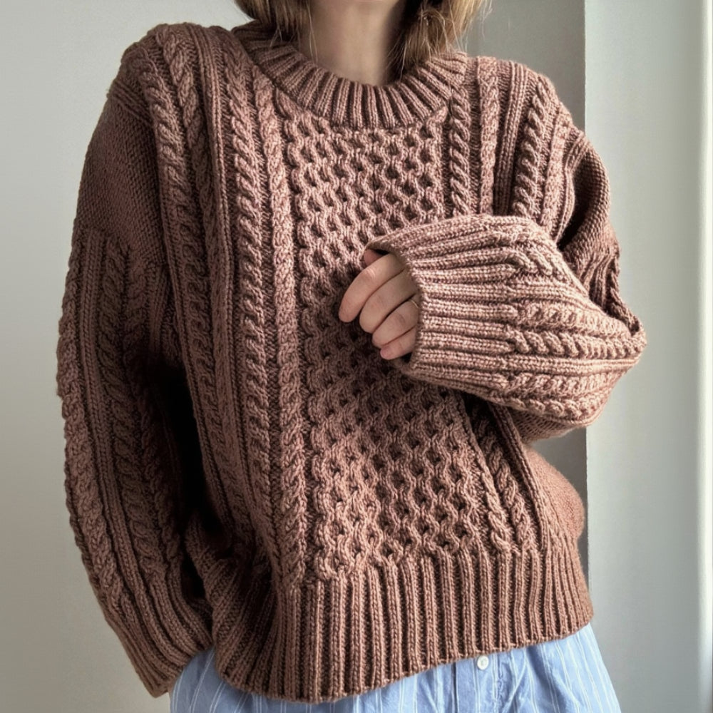 Ninon Sweater MORECA KNIT - Garnset (ohne Anleitung)