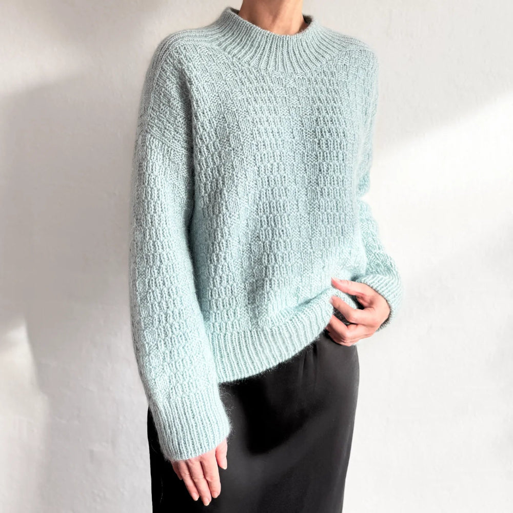 Notebook Mono Sweater Odd Row - Garnset (ohne Anleitung)