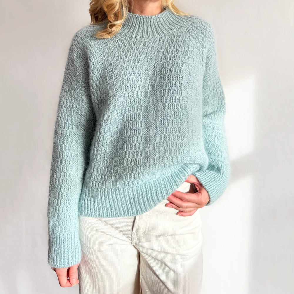 Notebook Mono Sweater Odd Row - Garnset (ohne Anleitung)