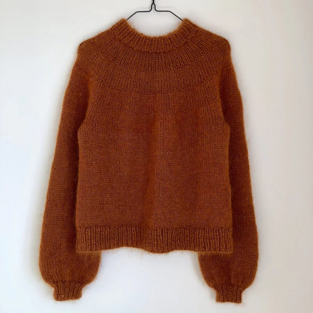 Novice Sweater PetiteKnit - Strickset Baby Suri Alpaka