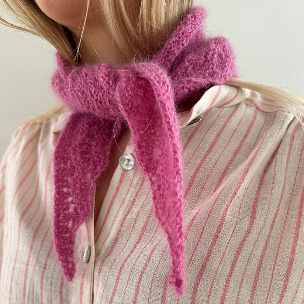 Peacock Scarf le knit  - Garnset (ohne Anleitung) Kaschmir