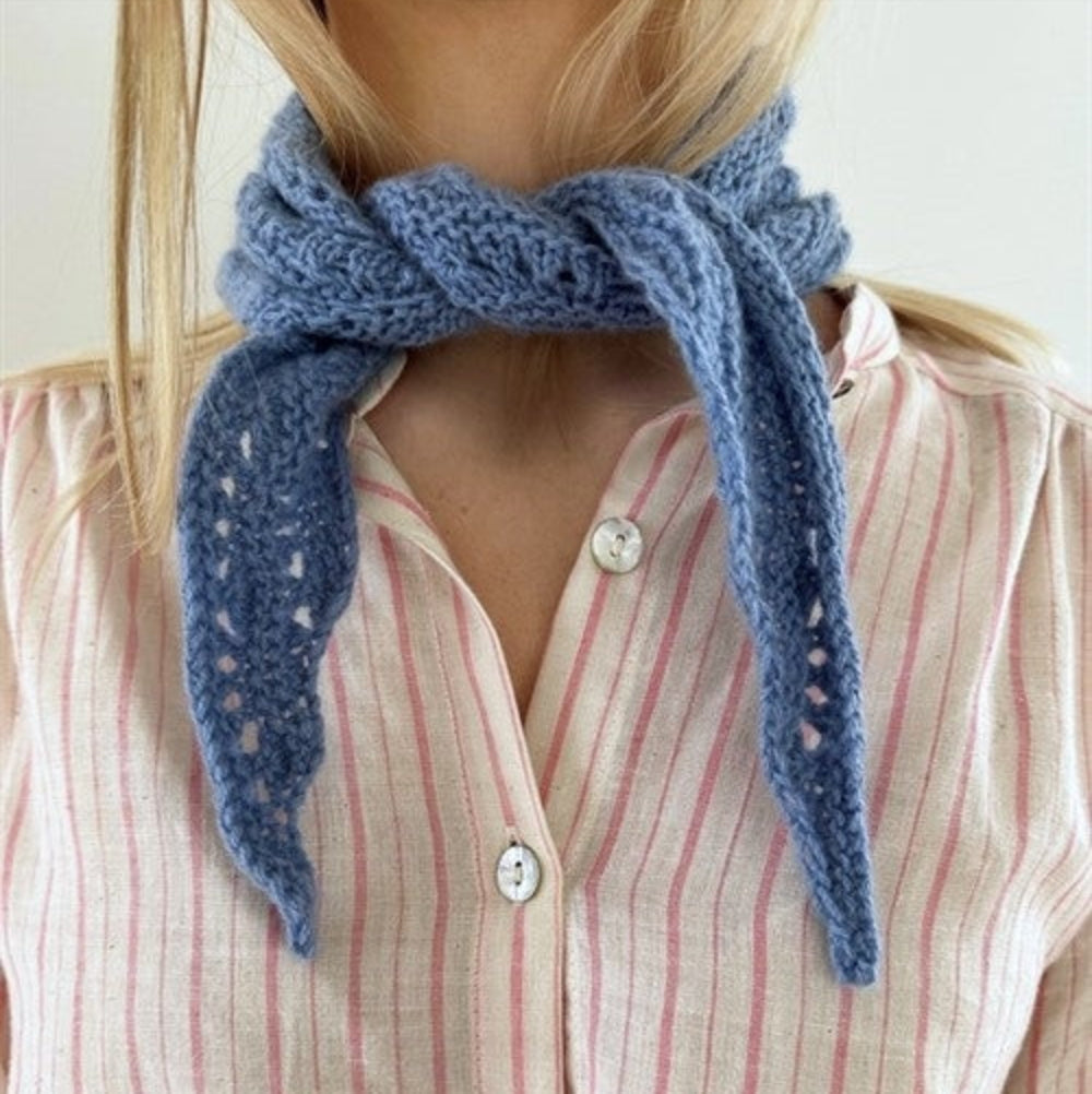 Peacock Scarf le knit  - Garnset (ohne Anleitung) Kaschmir