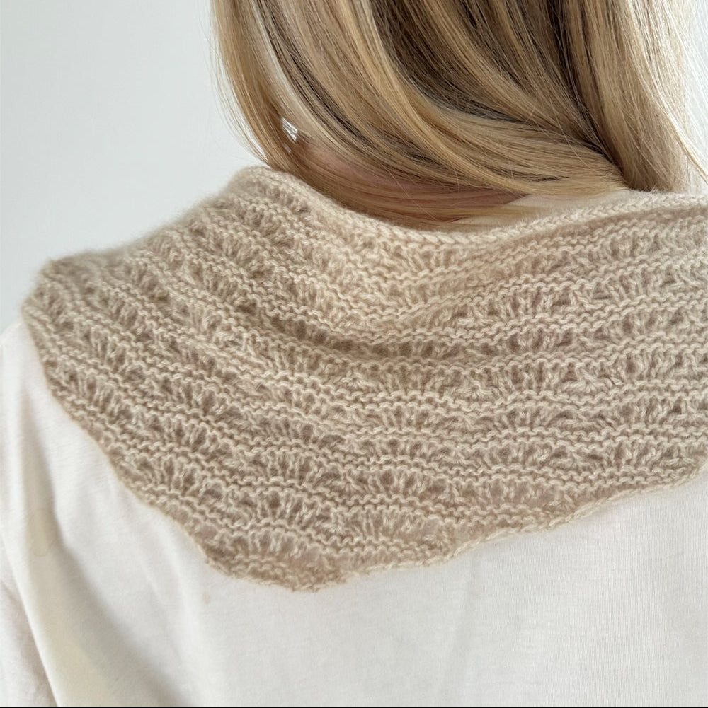 Peacock Scarf le knit  - Garnset (ohne Anleitung) Kaschmir