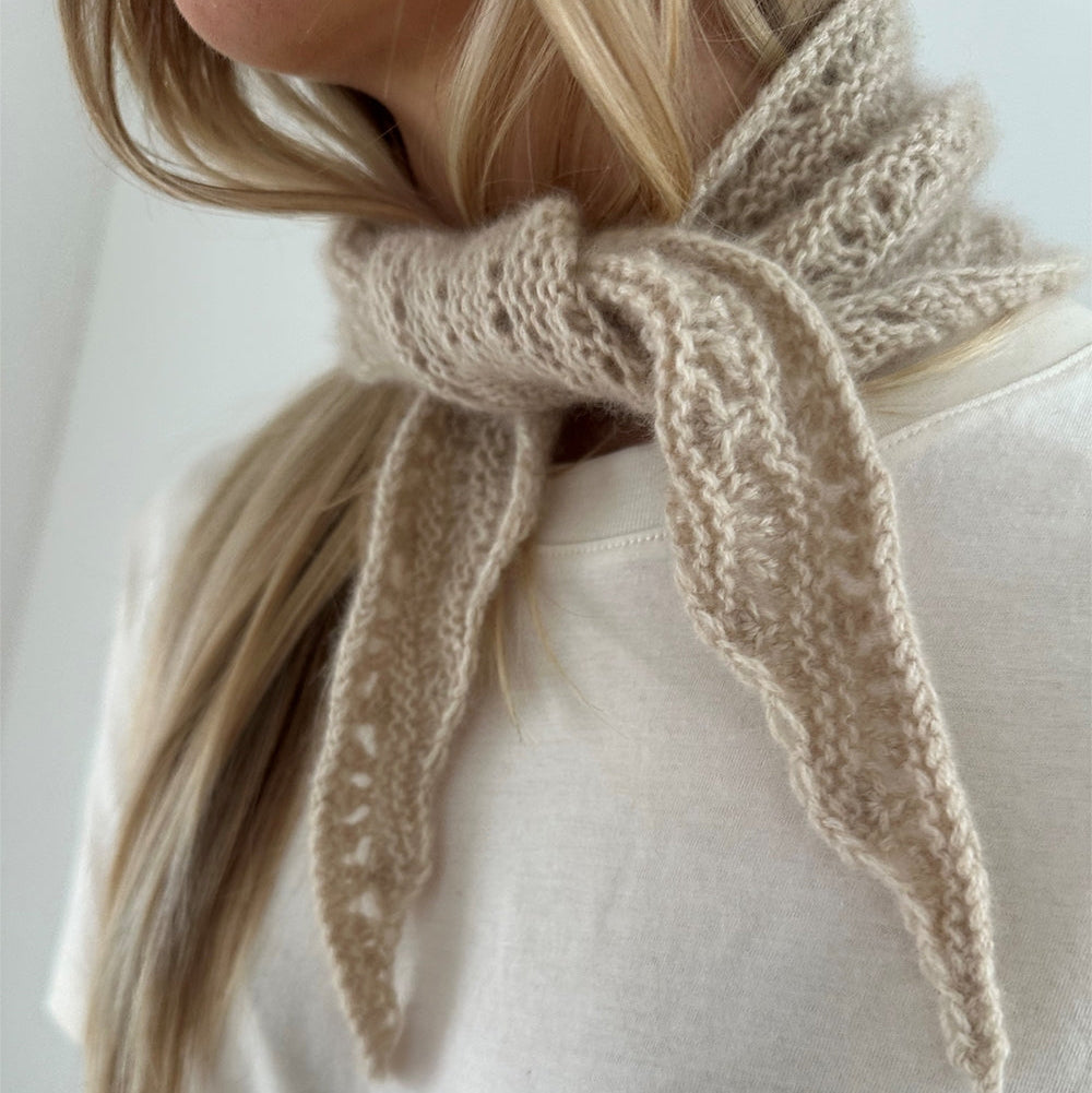 Peacock Scarf le knit  - Garnset (ohne Anleitung) Kaschmir