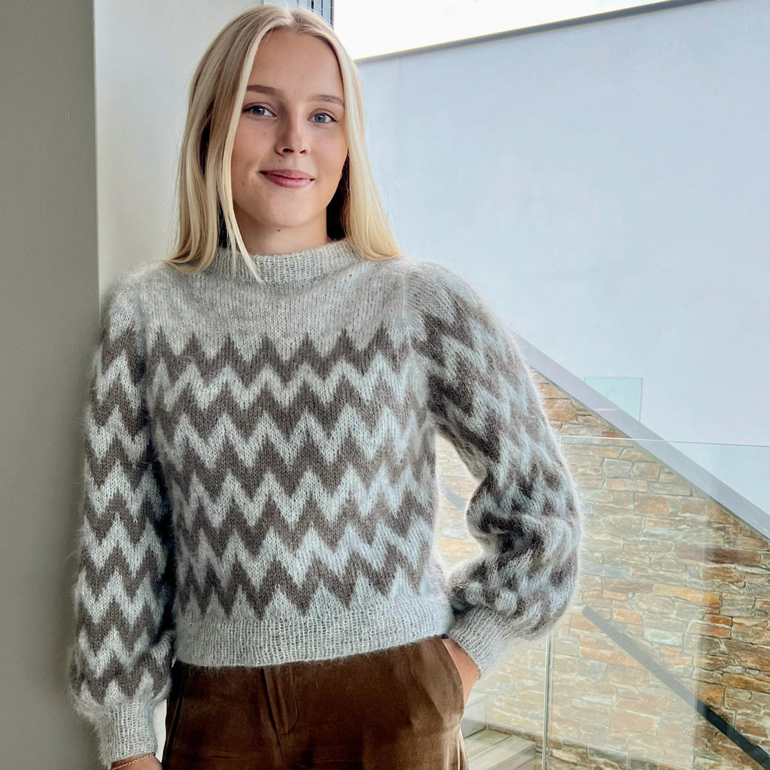 PUFFY ZIGZAG norgardknit  - Garnpaket (ohne Anleitung) Mohair