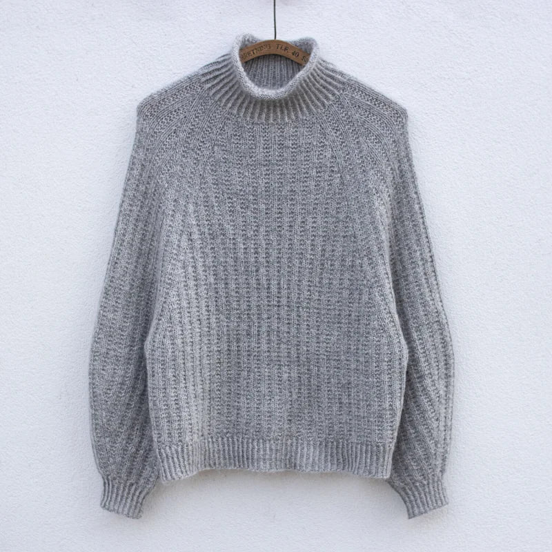 Ribbed Jumper Anne Ventzel - Garnpaket (ohne Anleitung) Kaschmir