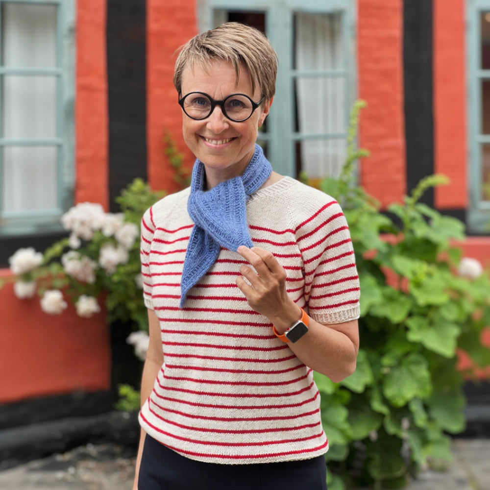 SOLA SCARF Anne Ventzel - Strickpaket (ohne Anleitung) Kaschmir/Lammwolle