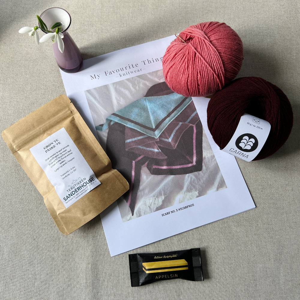 Osterei - Scarf no. 5 - Lammwolle