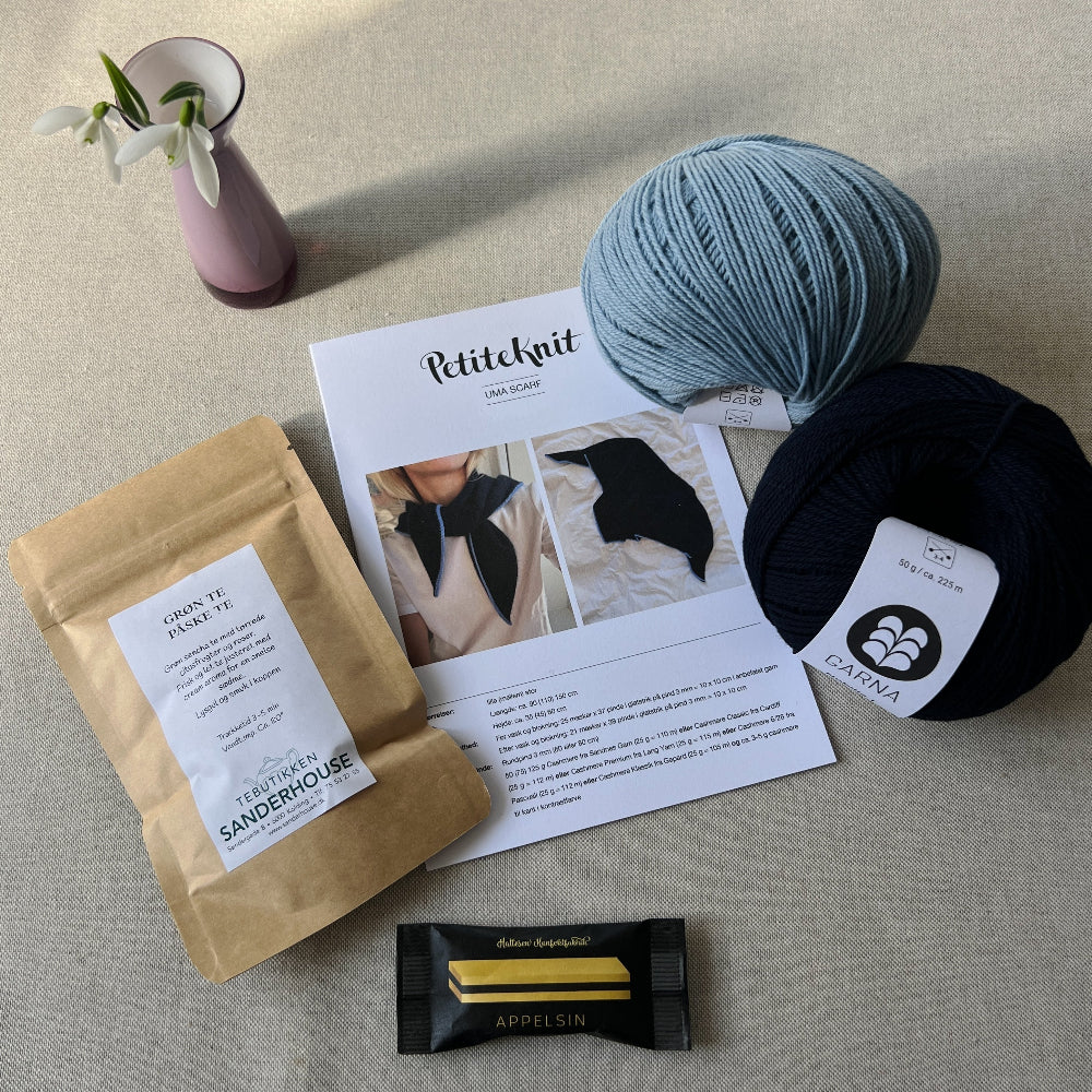 Osterei - Uma Scarf - Lammwolle