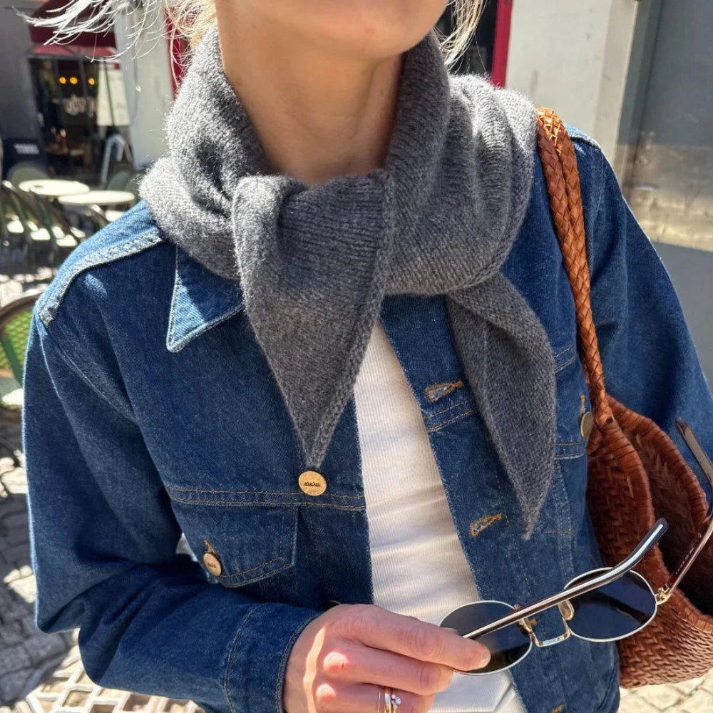 Uma Scarf PetiteKnit - Strickset einfarbig 