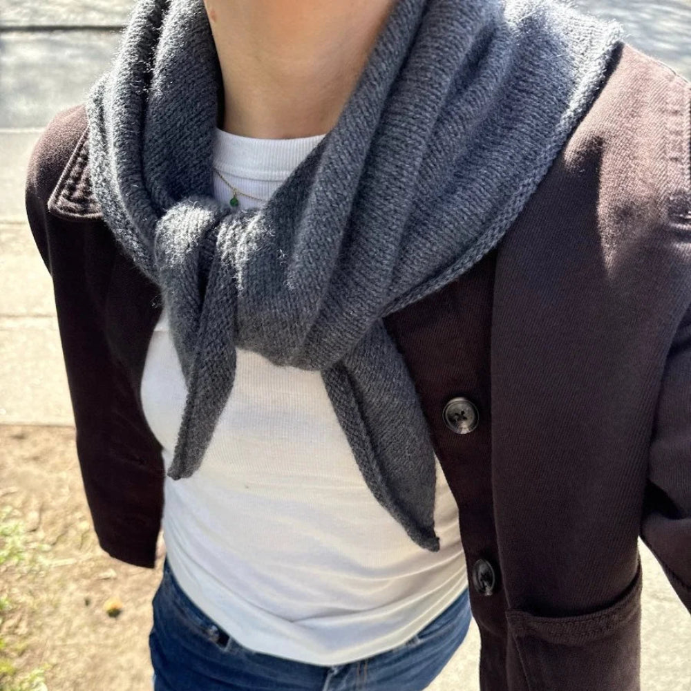 Uma Scarf PetiteKnit - Strickset einfarbig 