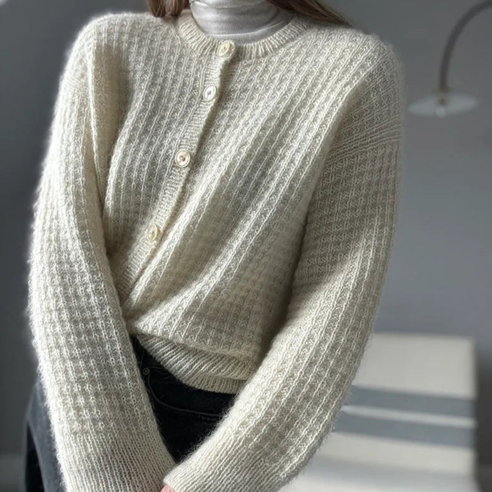 WAFFLE_LOOP_CARDIGAN von OTHER LOOPS - Garnset (ohne Muster)