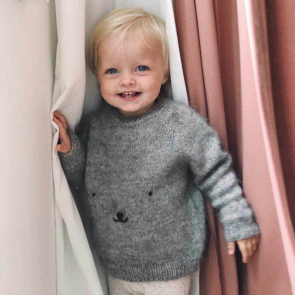 Teddybär Pullover PetiteKnit – Strickpaket