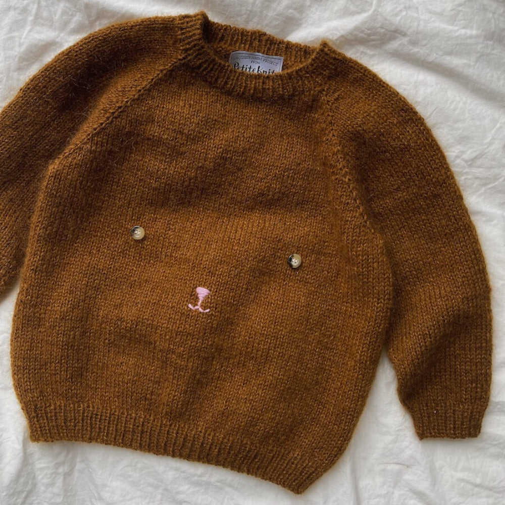 Teddybär Pullover PetiteKnit – Strickpaket