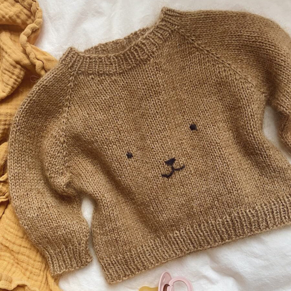 Teddybär Pullover PetiteKnit – Strickpaket