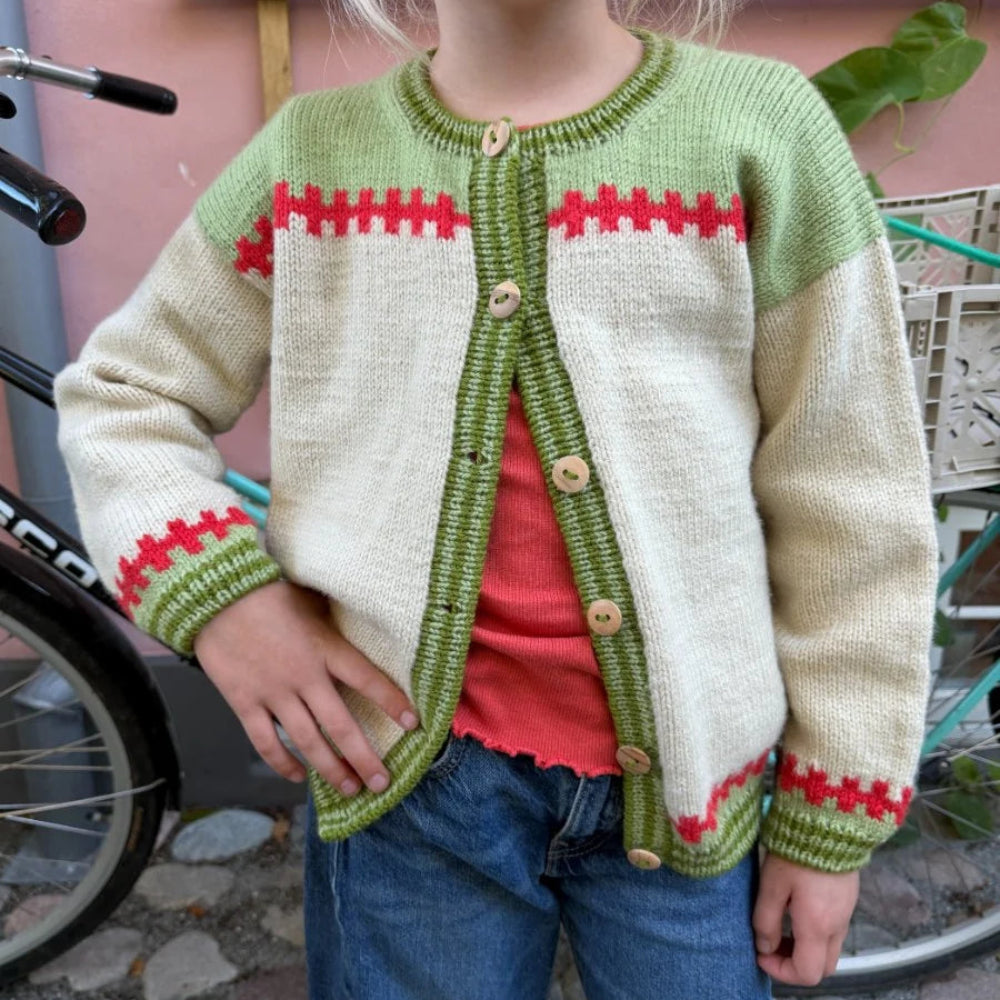 Cross Cardigan Junior PetiteKnit - Strickset