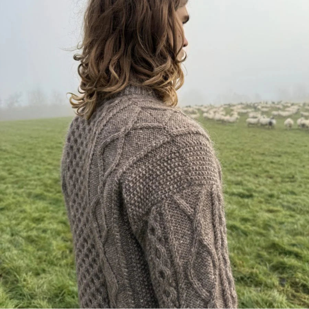 Dagmar Zipper Sweater Man PetiteKnit - Strickpaket