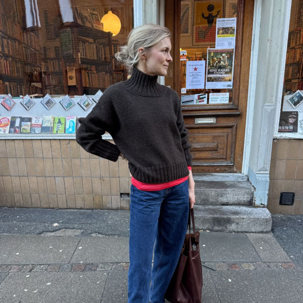 Hannah Sweater O-neck PetiteKnit - Strickset