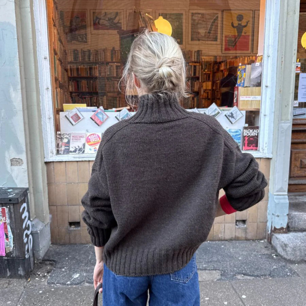 Hannah Sweater O-neck PetiteKnit - Strickset